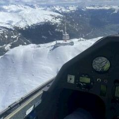Verortung via Georeferenzierung der Kamera: Aufgenommen in der Nähe von Patsch, Österreich in 2400 Meter
